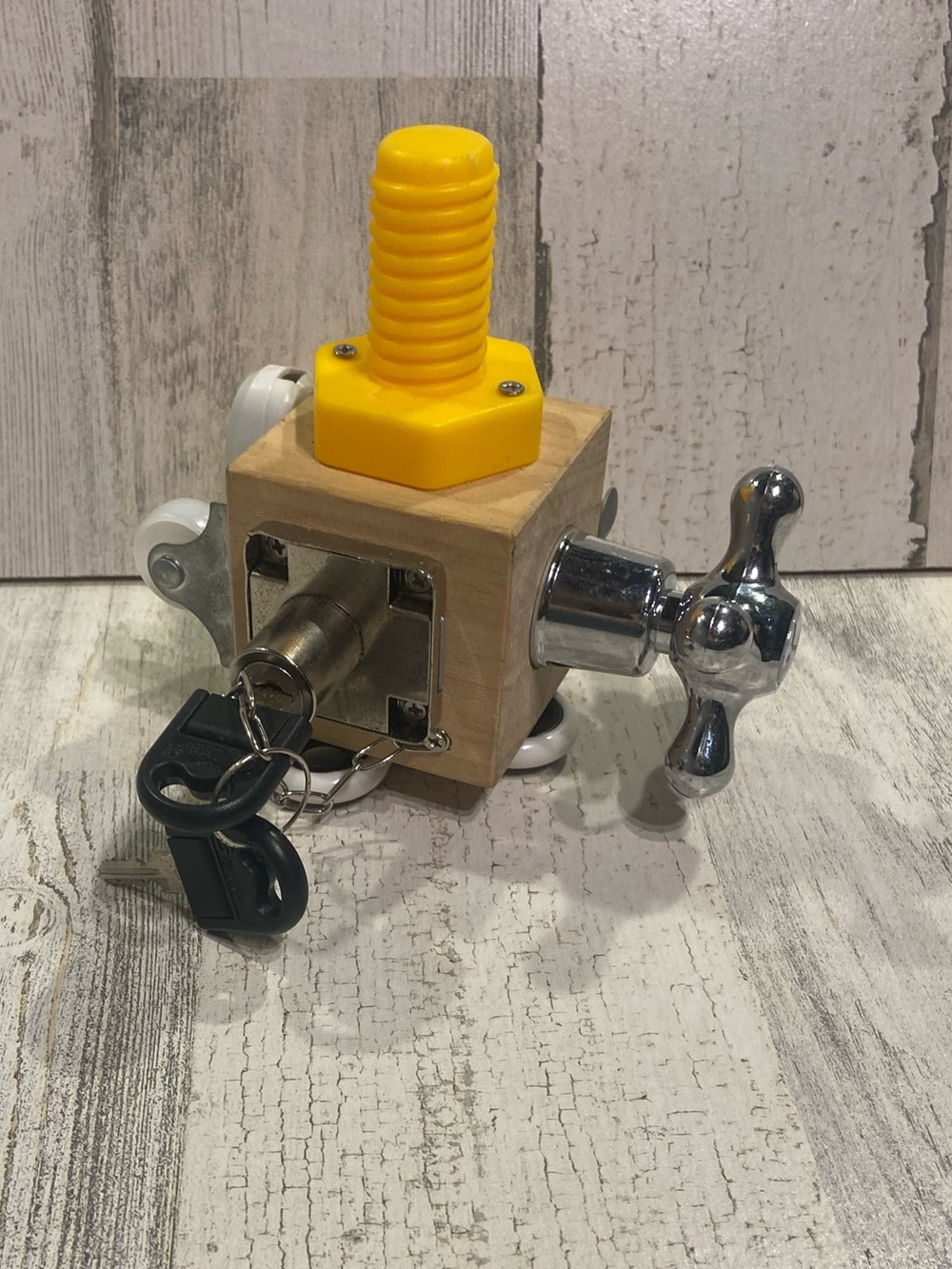 Kids Wooden Locks Sensory Toy
